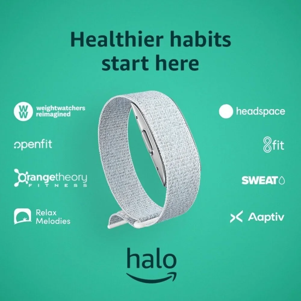 Amazon Halo Health Fitness tracker silver M